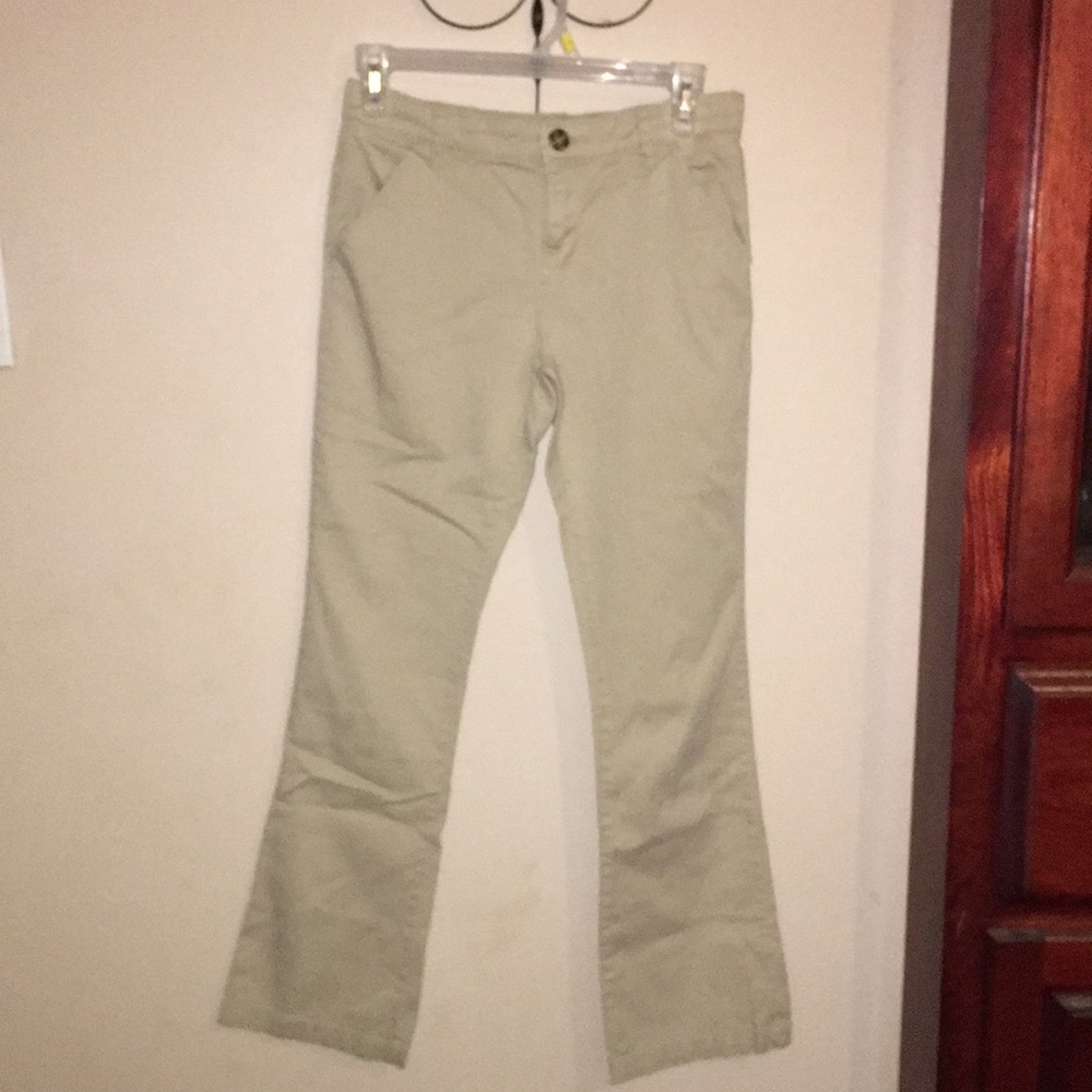 Girls Khaki Uniform Pants